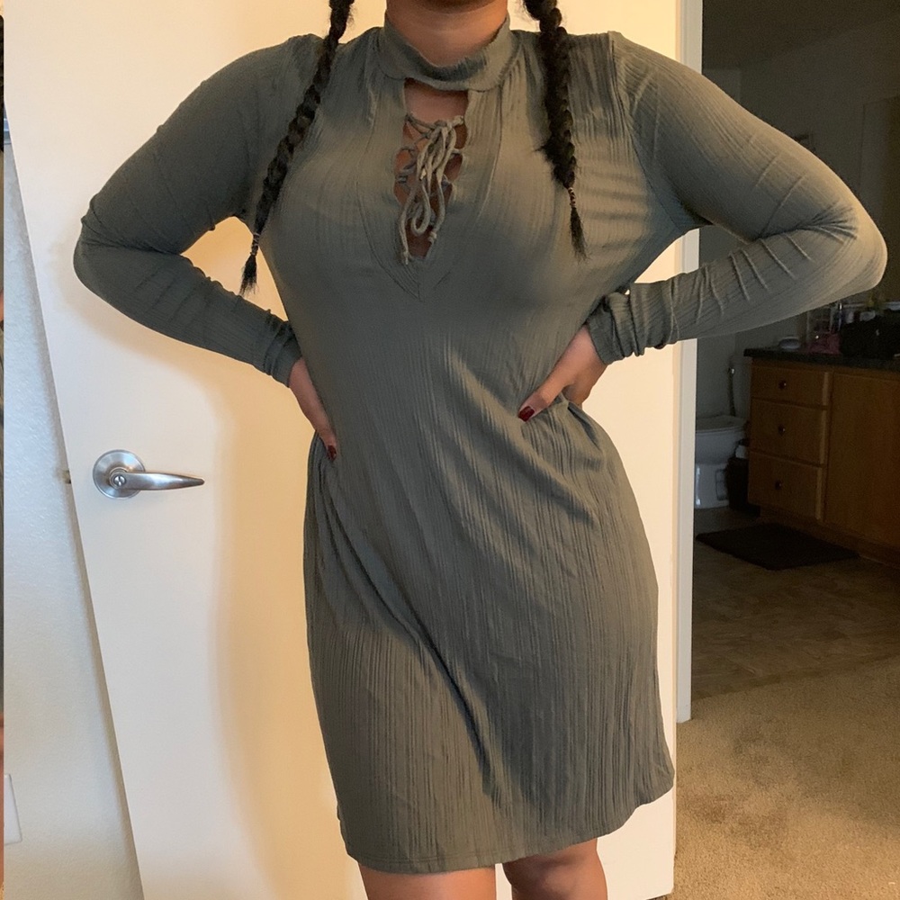 Green dress from forever 21